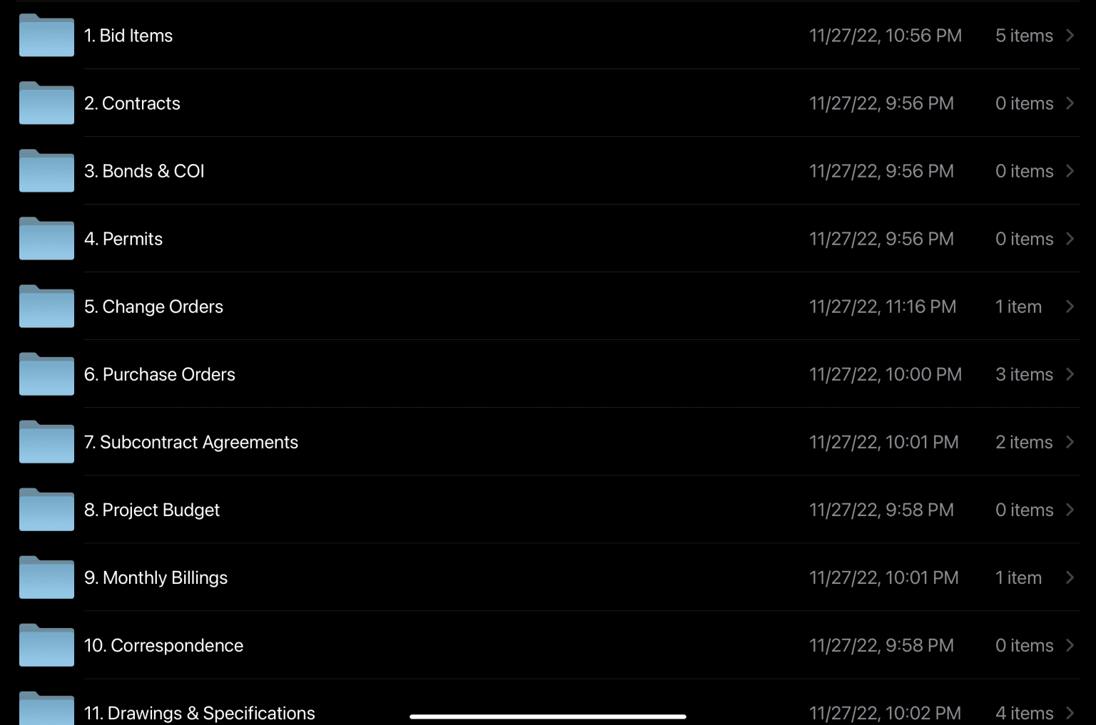 Construction Project Management Folder Template: User Guide