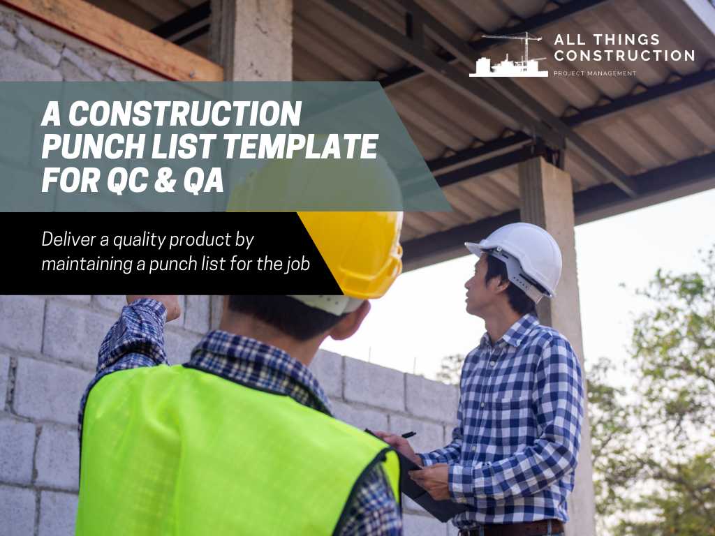 Construction Punch List Template: Free Download & Guide